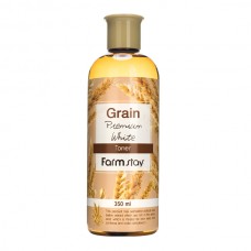 Тонер для обличчя з екстрактом паростків пшениці FarmStay Grain Premium White Toner